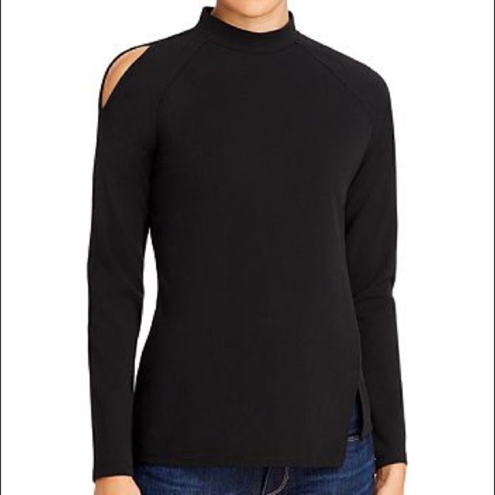Donna karan autumn breeze asymmetrical top